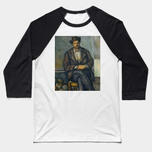 Seated Peasant by Paul Cezanne Baseball T-Shirt